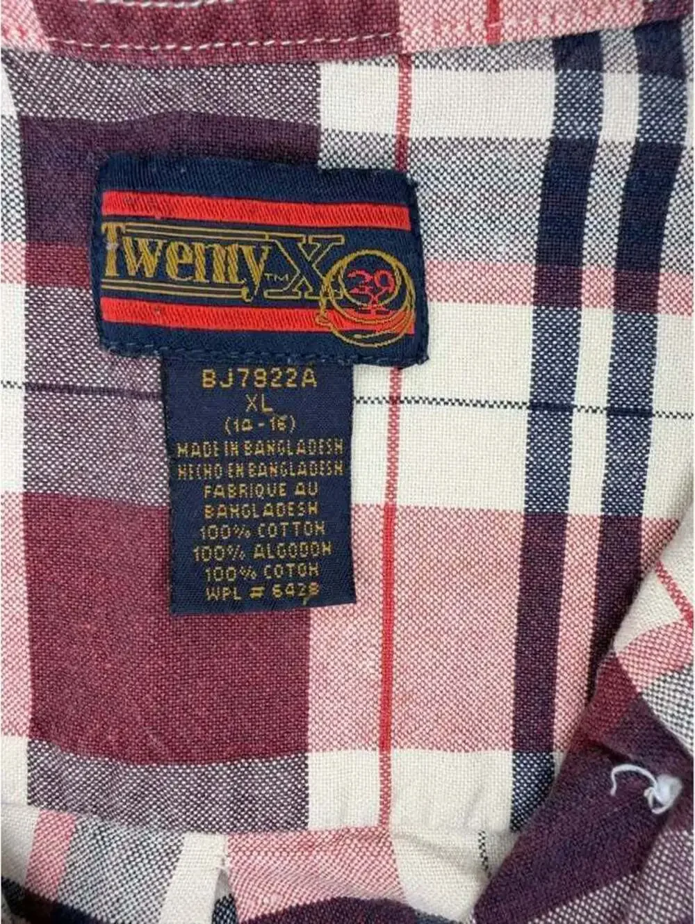 Twenty X Plaid Button Down Shirt